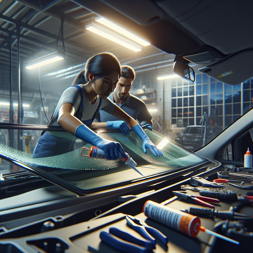 Prasklé čelní sklo? Nebezpečí na silnici! Výměna svépomocí